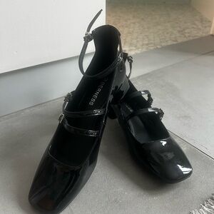 Black Patent Leather Heels